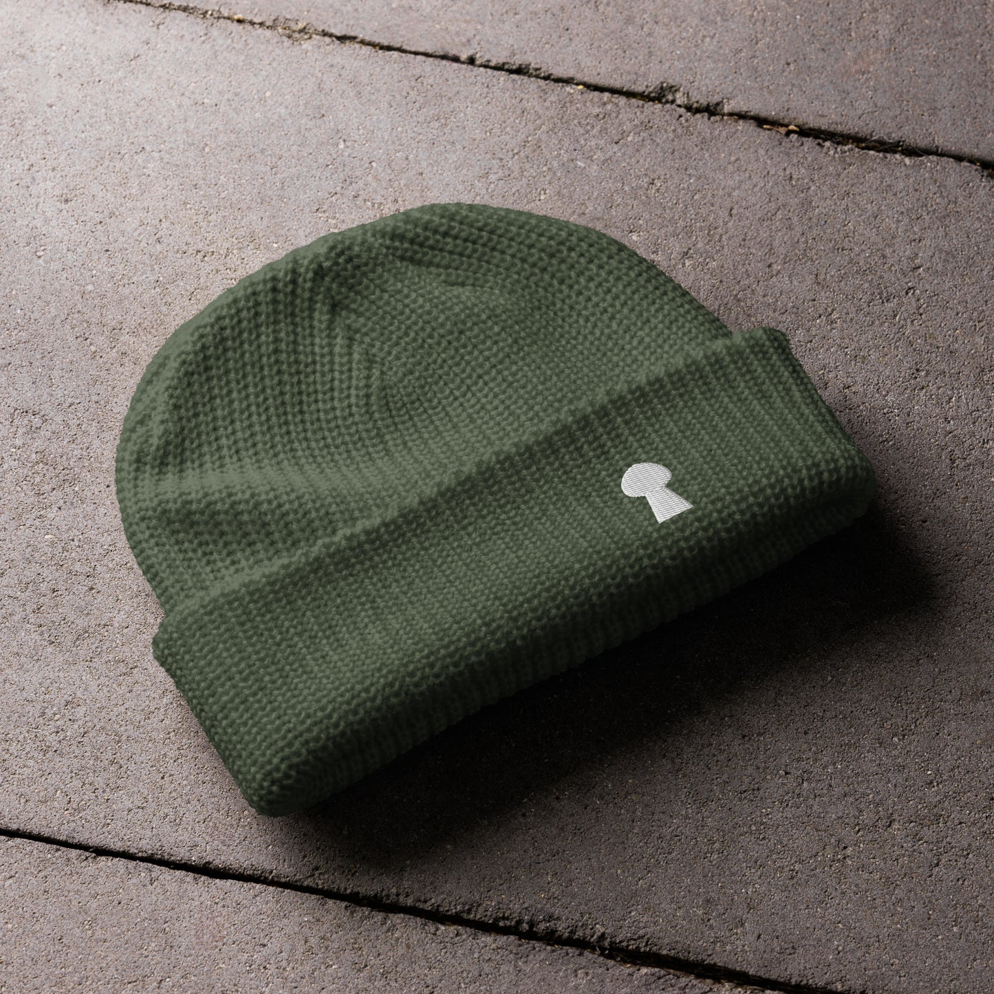 Mushrooms Are The Key Fisherman Beanie — front