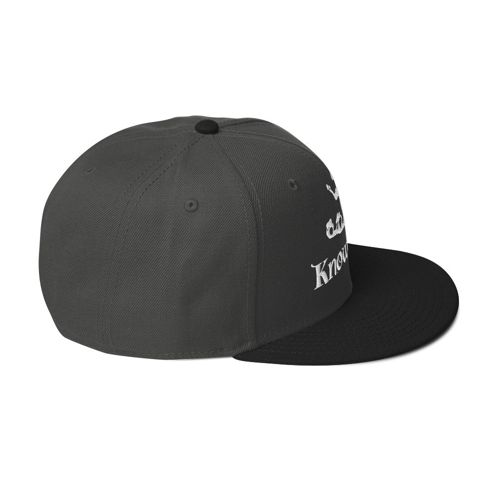 Know NOE Snapback Hat — right side