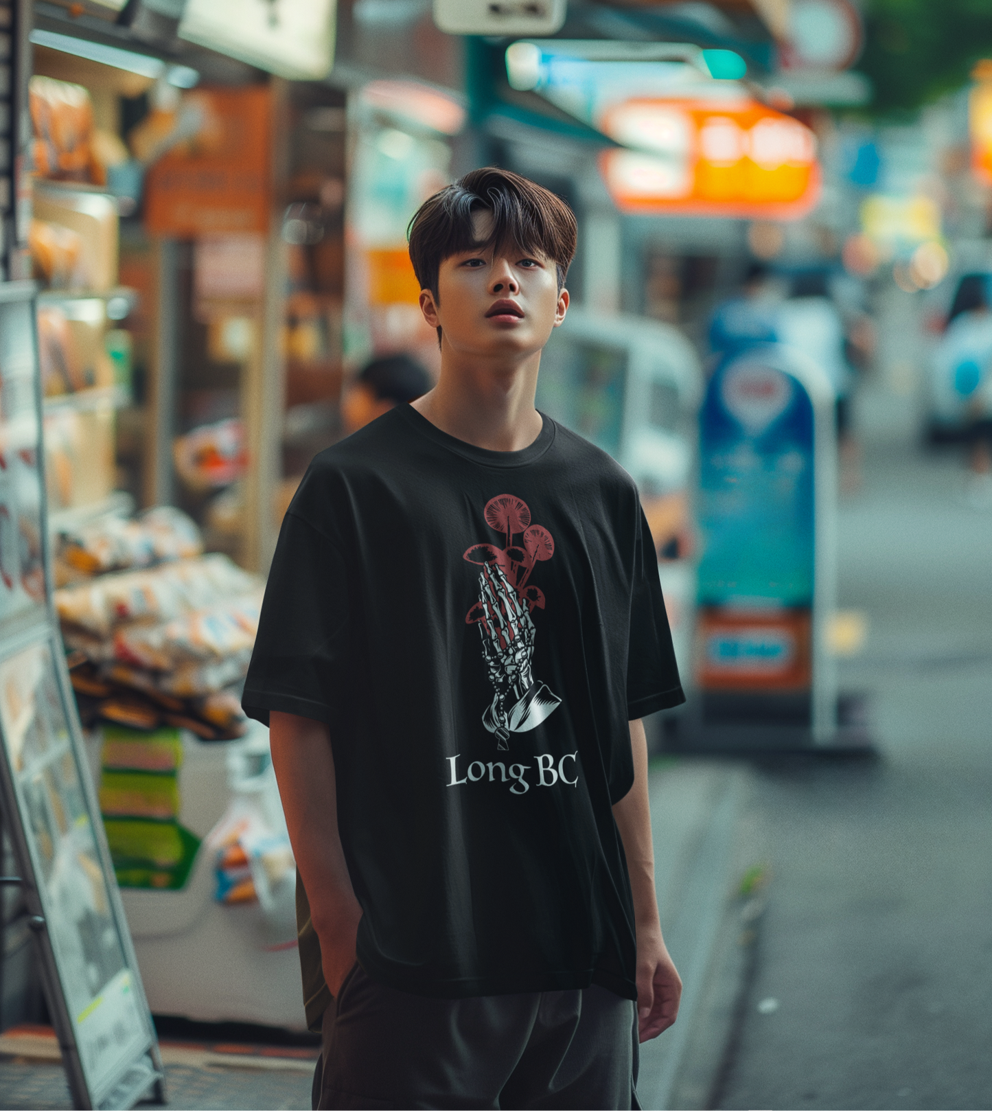 Est Long BC Black Tee